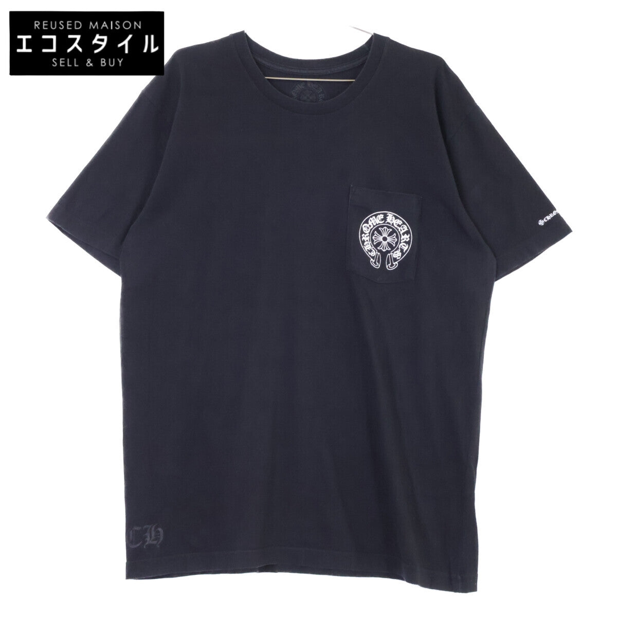 Chrome hearts クロムハーツ 【国内正規】HORSESHOEプリント ポケット 半袖Tシャツ トップス