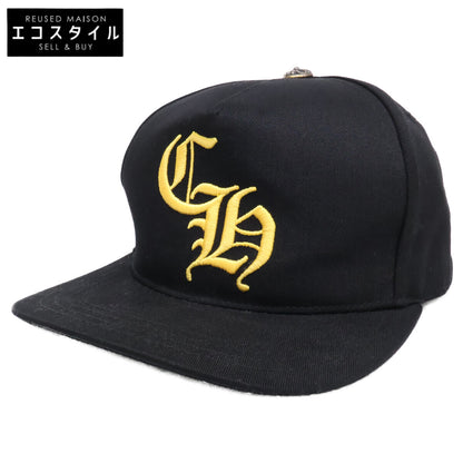 Chrome hearts クロムハーツ ブラック×イエロー 6Panel On Field 925釦 CHベースボールキャップ 帽子