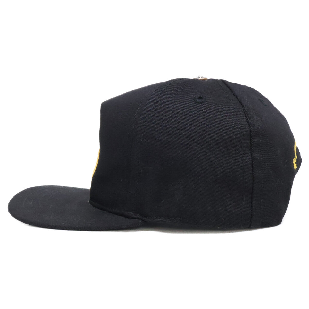 Chrome hearts クロムハーツ ブラック×イエロー 6Panel On Field 925釦 CHベースボールキャップ 帽子