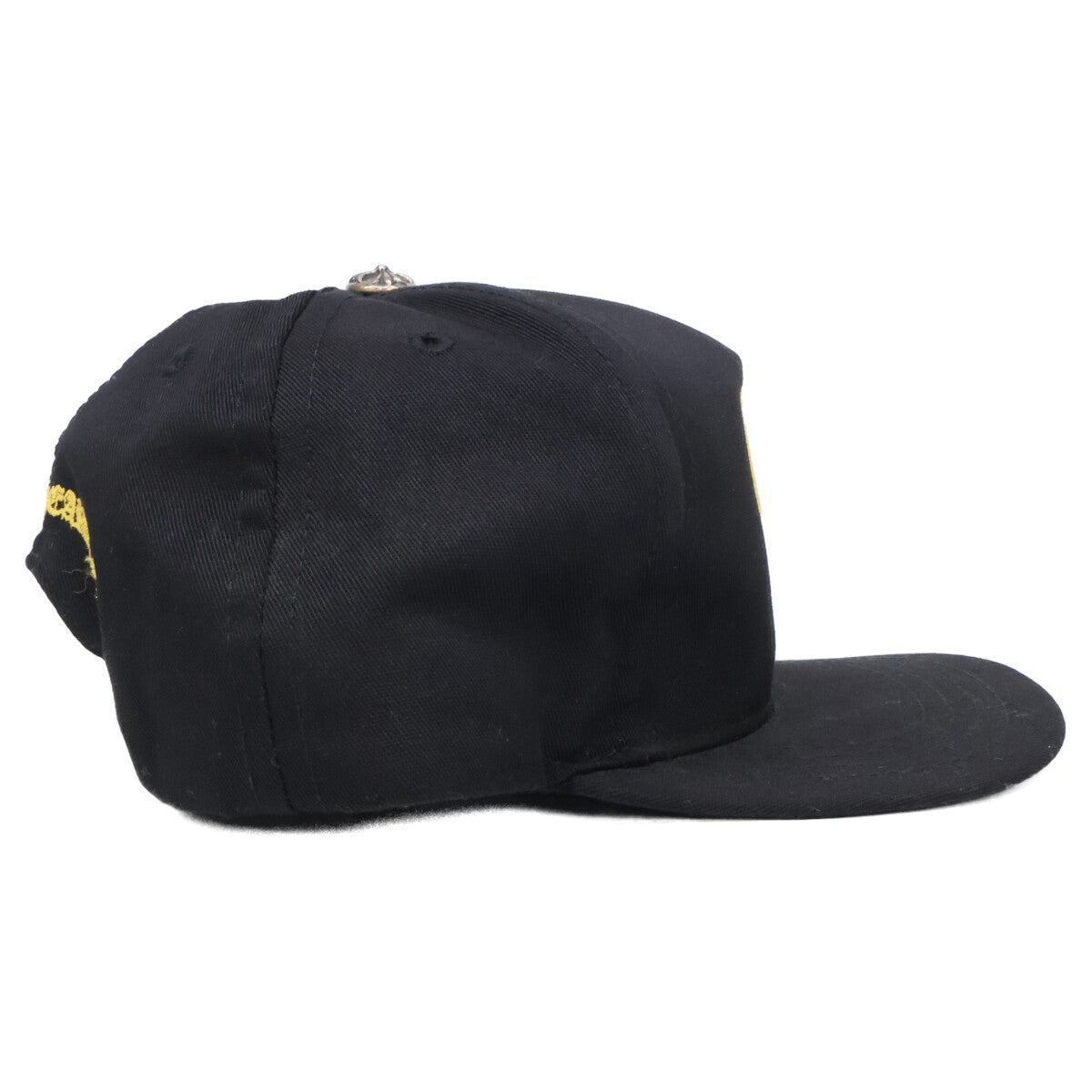 Chrome hearts クロムハーツ ブラック×イエロー 6Panel On Field 925釦 CHベースボールキャップ 帽子