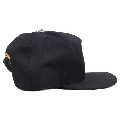 Chrome hearts クロムハーツ ブラック×イエロー 6Panel On Field 925釦 CHベースボールキャップ 帽子
