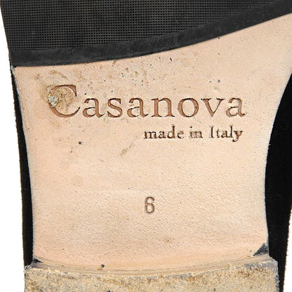 TOMORROWLAND トゥモローランド 別注 Casanova ゴートスエード ローファー シューズ メンズ ブラック 6 シューズ