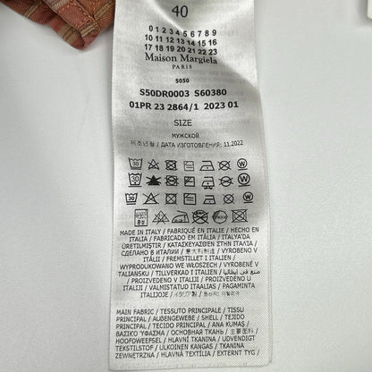 Maison margiela メゾンマルジェラ S50DR0003 S60380 23年 半袖オープンカラーシャツ トップス