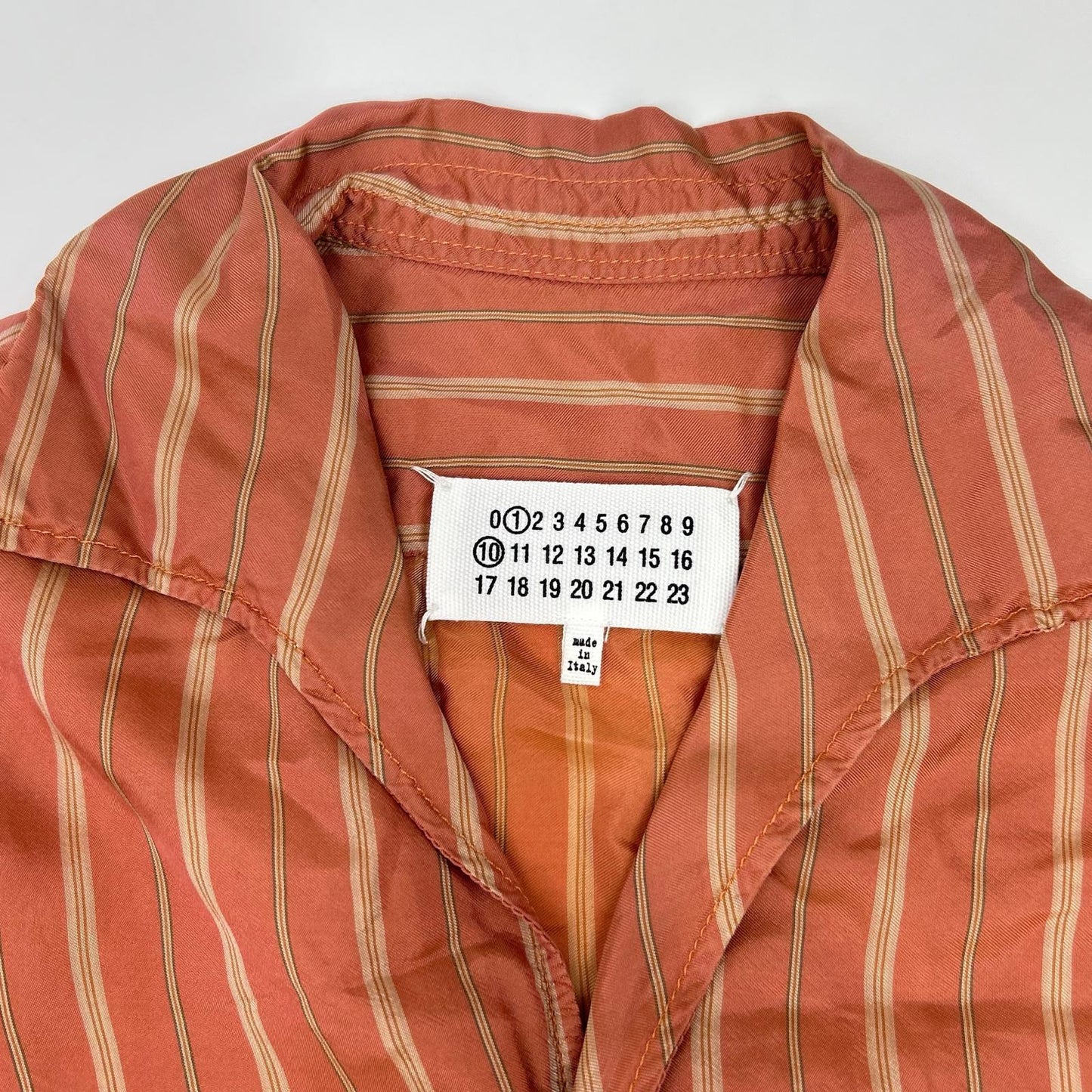 Maison margiela メゾンマルジェラ S50DR0003 S60380 23年 半袖オープンカラーシャツ トップス