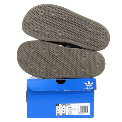 adidas アディダス 新品同様 PUFFYLETTE SAMBA スリッポン サンダル シューズ メンズ ブラック 26.5cm HP6700 シューズ
