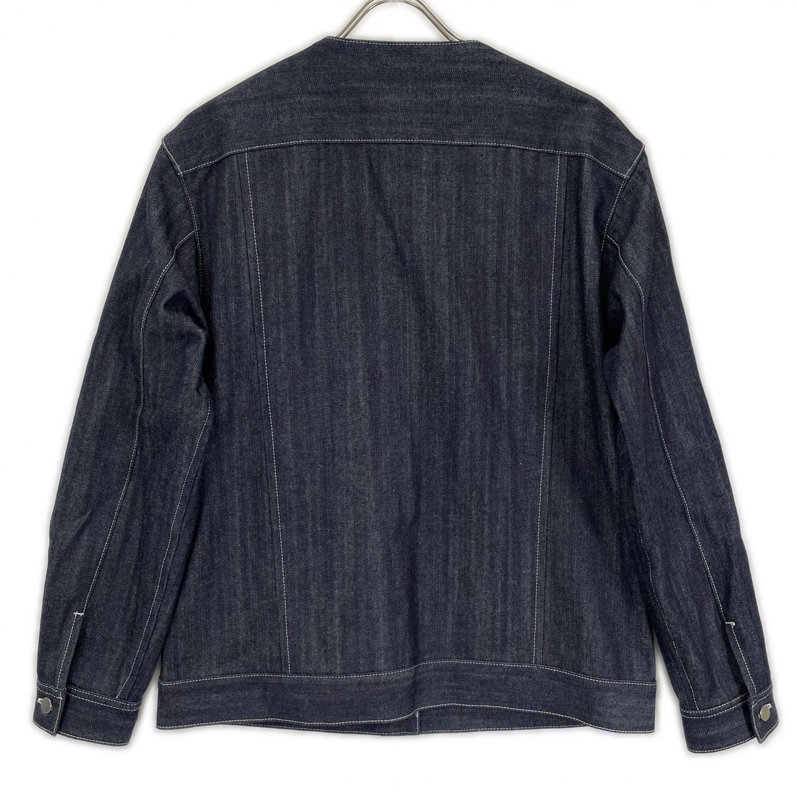 foufou フーフー 23AW FF231JK03 インディゴ no collar denim jacket ジャケット