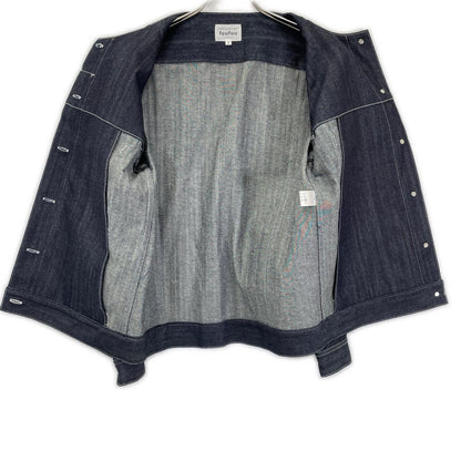 foufou フーフー 23AW FF231JK03 インディゴ no collar denim jacket ジャケット