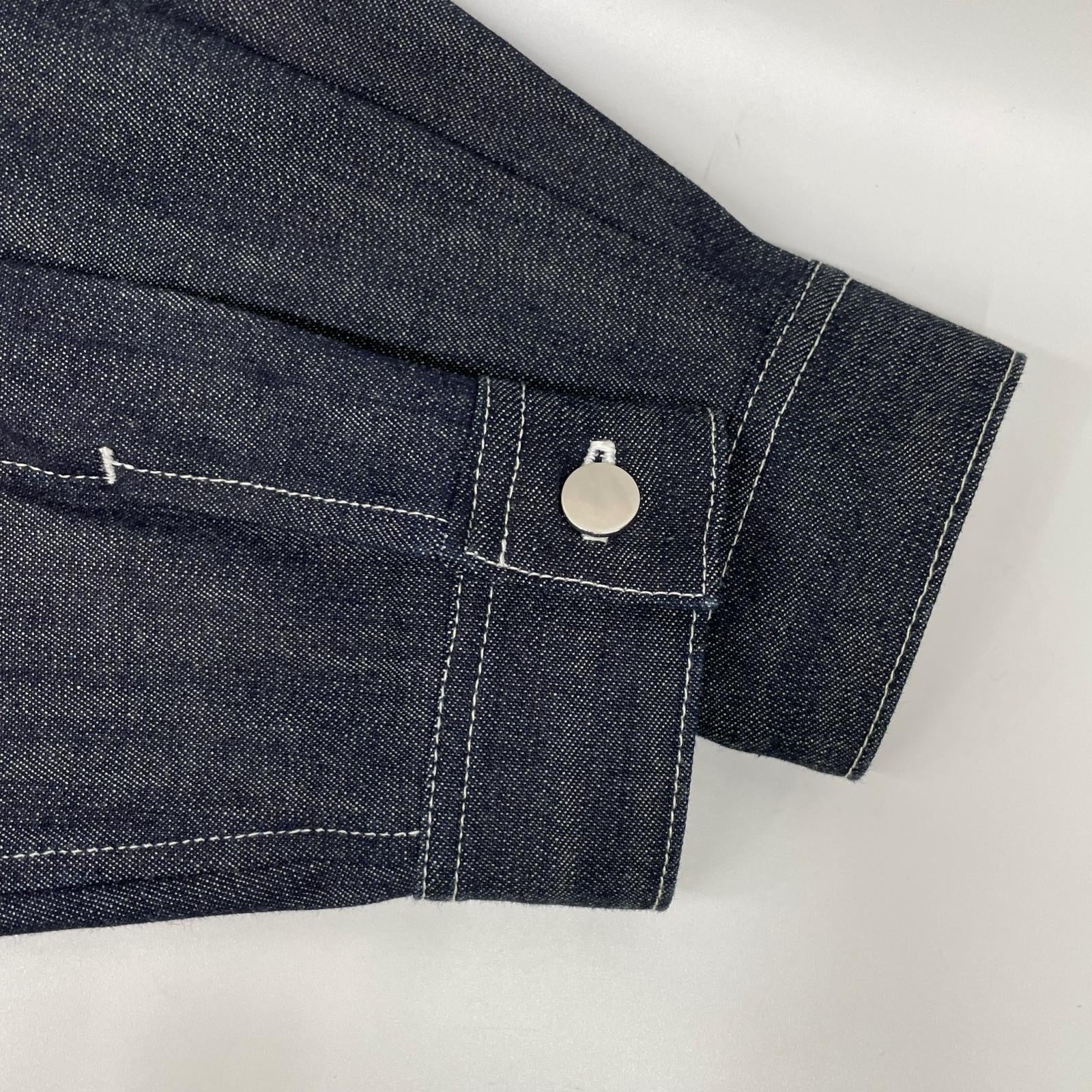 foufou フーフー 23AW FF231JK03 インディゴ no collar denim jacket ジャケット