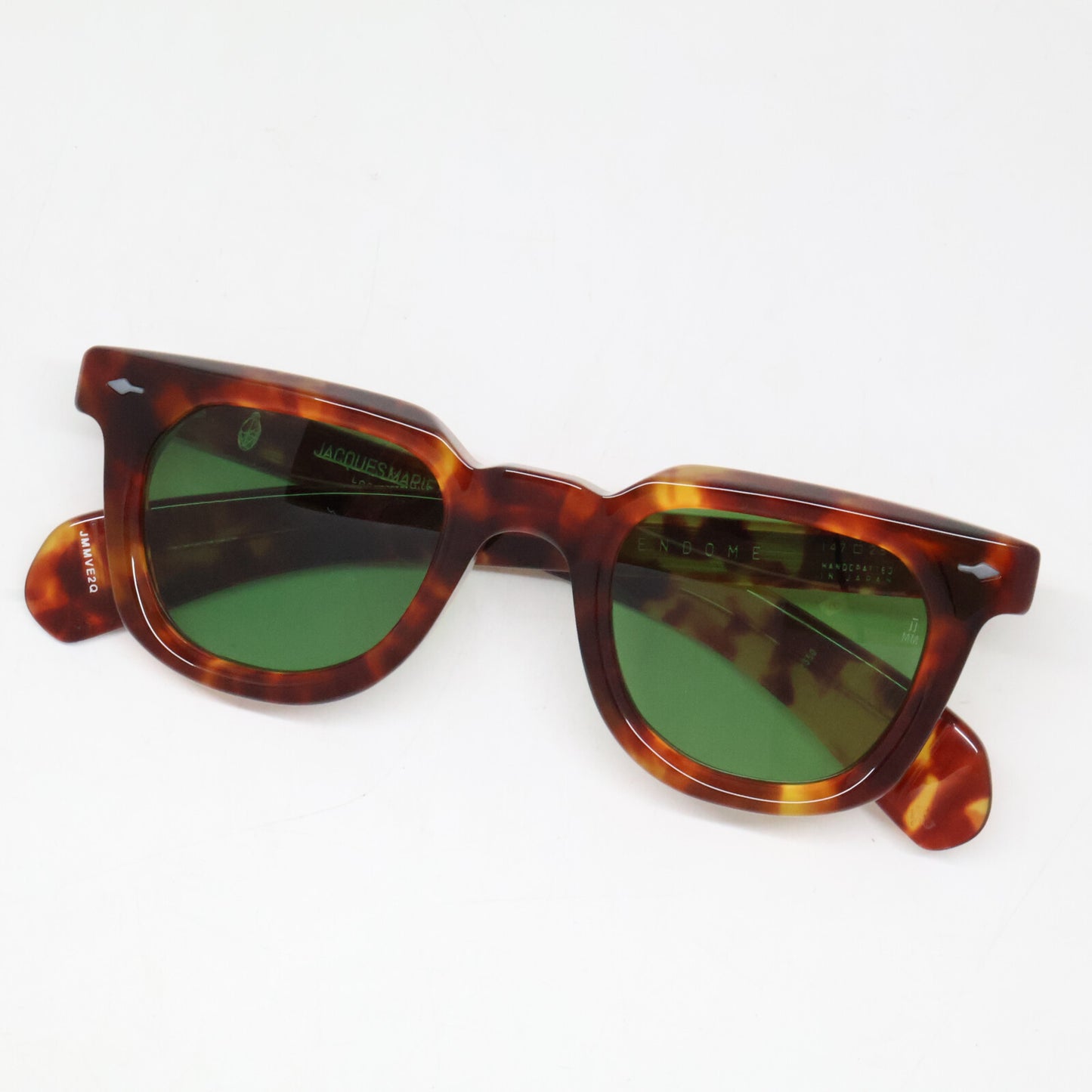 JACQUES MARIE MAGE ジャック マリー マージュ 美品 JMMVE2Q VENDOME Baltic デミ柄 グリーンレンズ サングラス