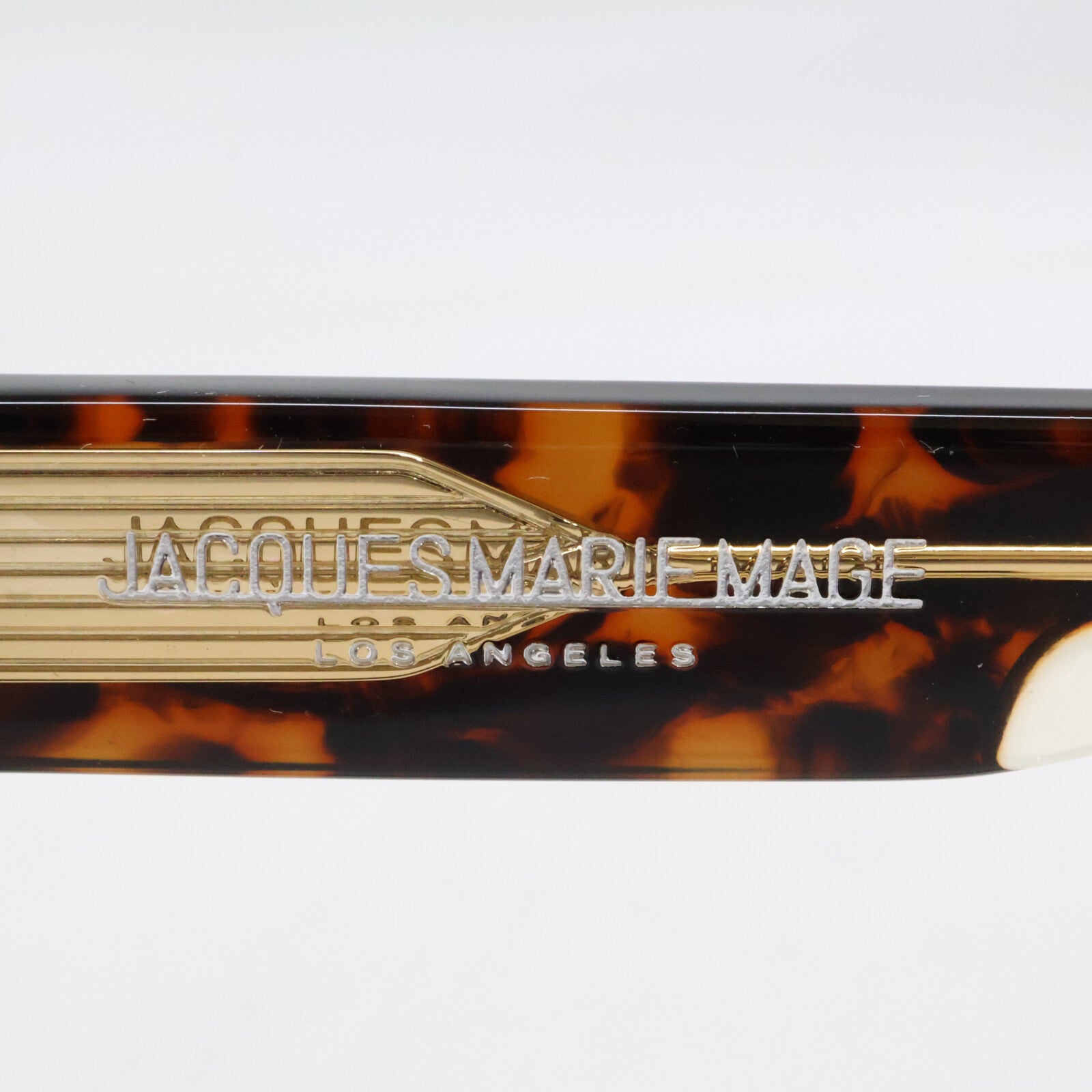 JACQUES MARIE MAGE ジャック マリー マージュ 美品 JMMDERX-13V DEALAN Beau デミ柄 パープルレンズ サングラス