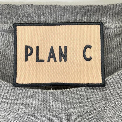 Plan C プランシー MGCMD05K00FC001 グレー コットン ニット ダブルポケット トップス