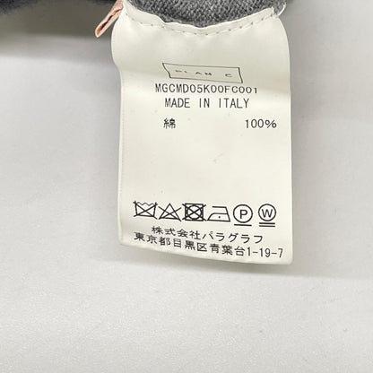 Plan C プランシー MGCMD05K00FC001 グレー コットン ニット ダブルポケット トップス