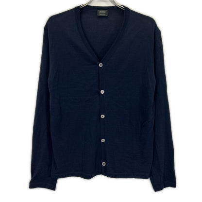 JILSANDER ジルサンダー ネイビー IM751012 ウール カーディガン トップス