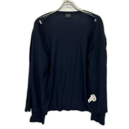 JILSANDER ジルサンダー ネイビー IM751012 ウール カーディガン トップス