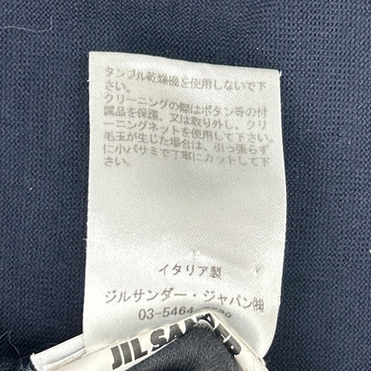 JILSANDER ジルサンダー ネイビー IM751012 ウール カーディガン トップス