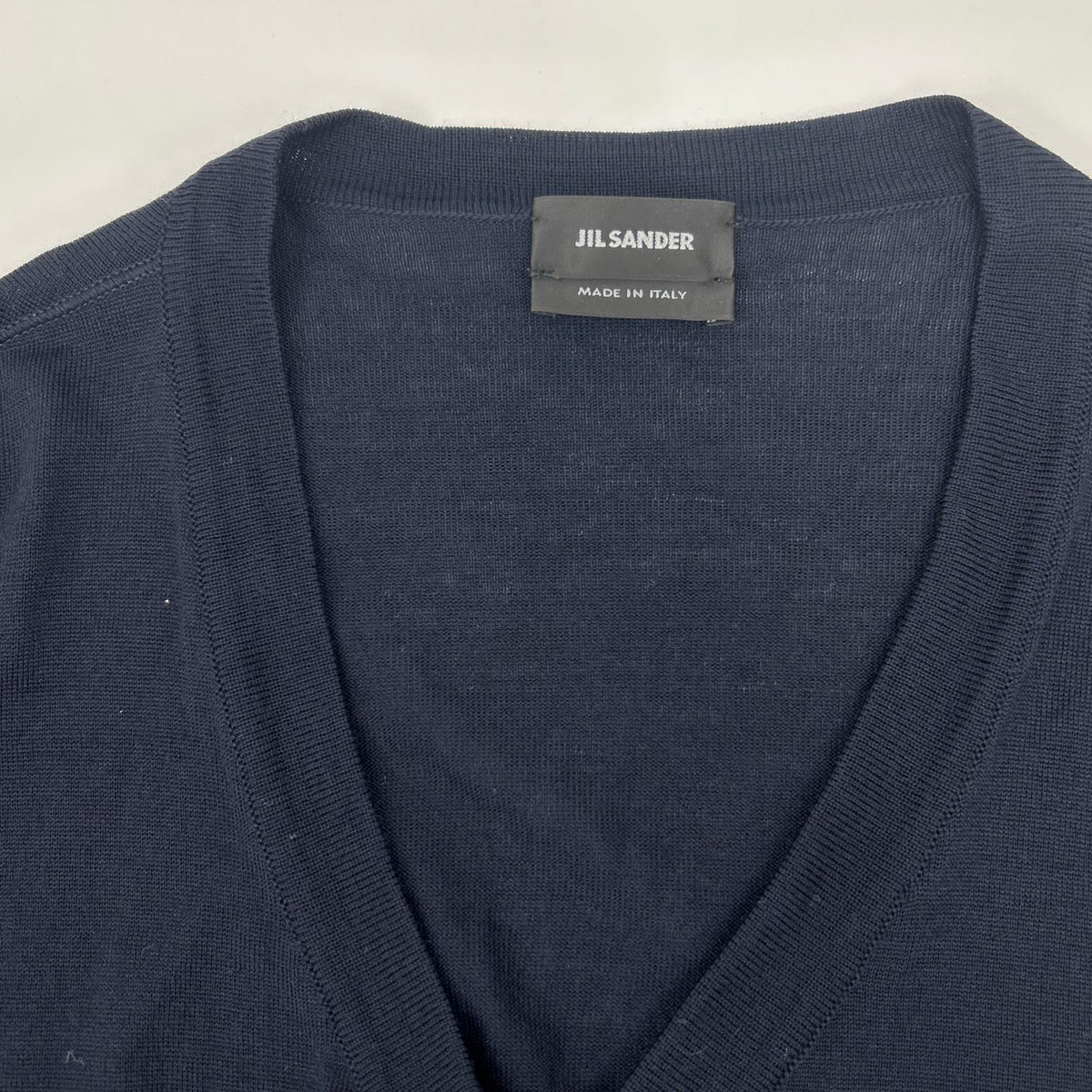 JILSANDER ジルサンダー ネイビー IM751012 ウール カーディガン トップス
