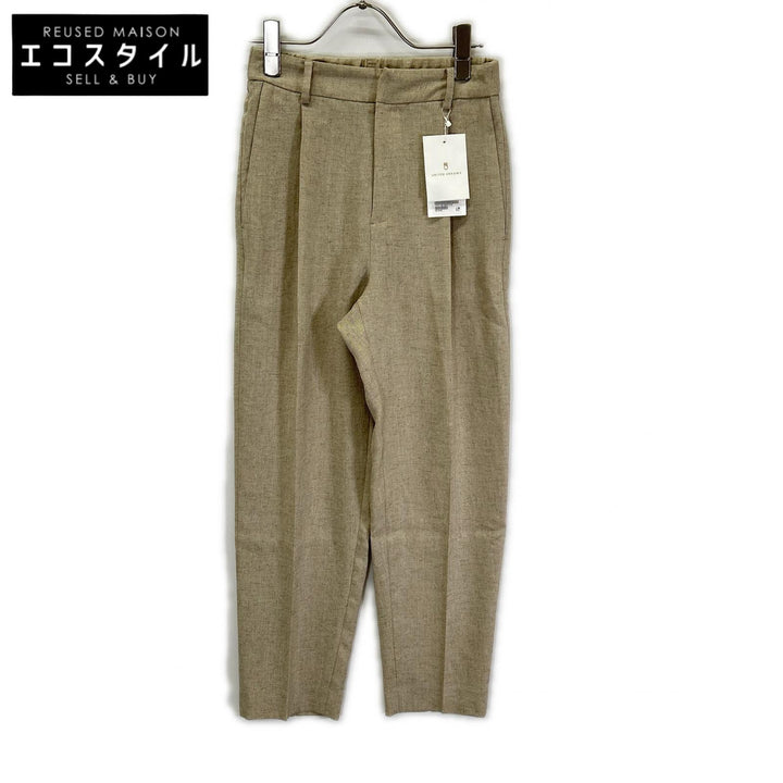 UNITED ARROWS ユナイテッドアローズ ベージュ Spiree IAS タック テーパードパンツ ボトムス