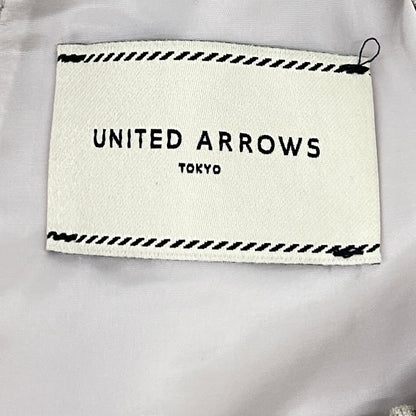 UNITED ARROWS United Arrows beige Spiree IAS pleated tapered pants bottoms