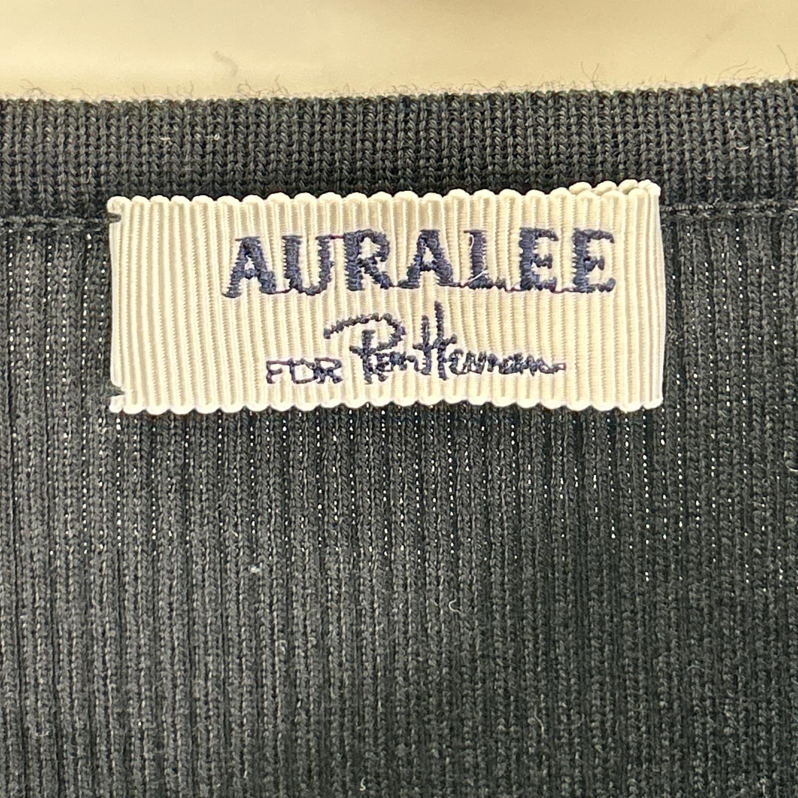 AURALEE オーラリー 別注 A21AB01RH ブラック リブニット カットソー トップス