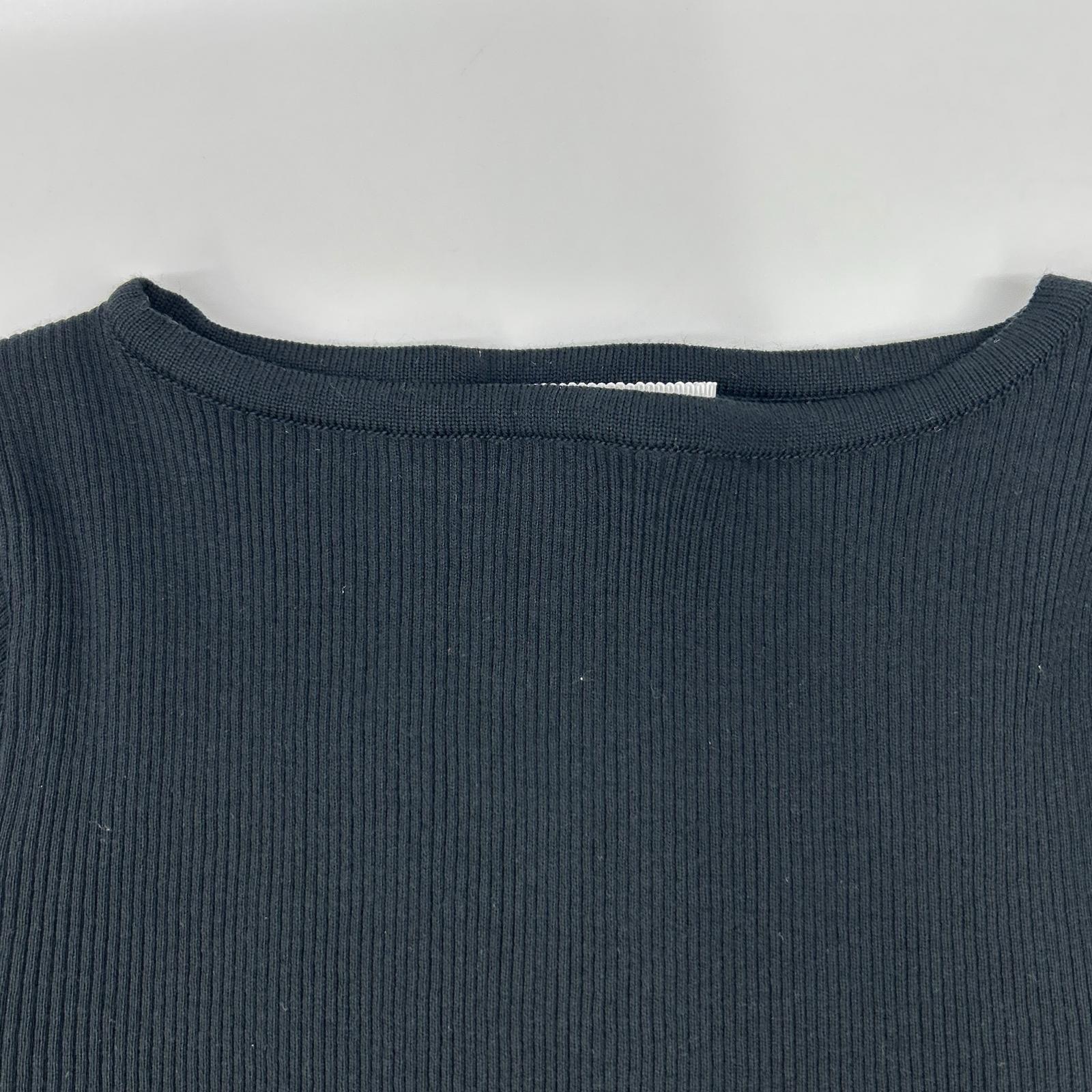 AURALEE オーラリー 別注 A21AB01RH ブラック リブニット カットソー トップス