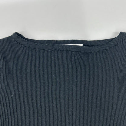 AURALEE オーラリー 別注 A21AB01RH ブラック リブニット カットソー トップス