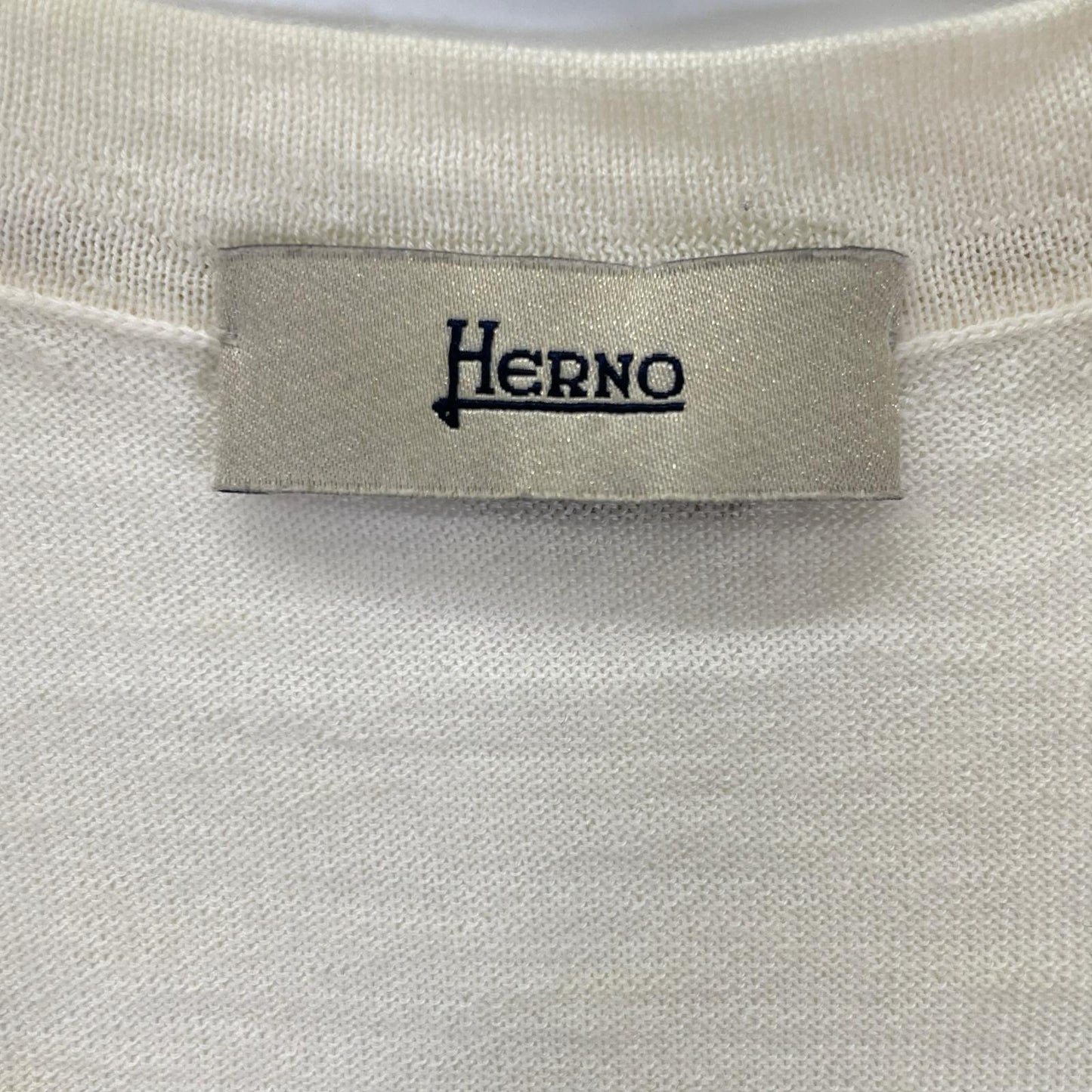 HERNO ヘルノ MG0001D-70028-1033 ブラウン Hモノグラム ニットドッキングカットソー トップス