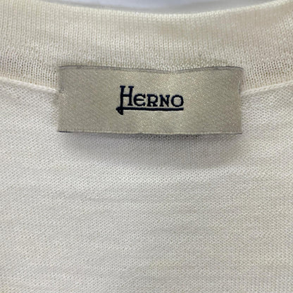 HERNO ヘルノ MG0001D-70028-1033 ブラウン Hモノグラム ニットドッキングカットソー トップス