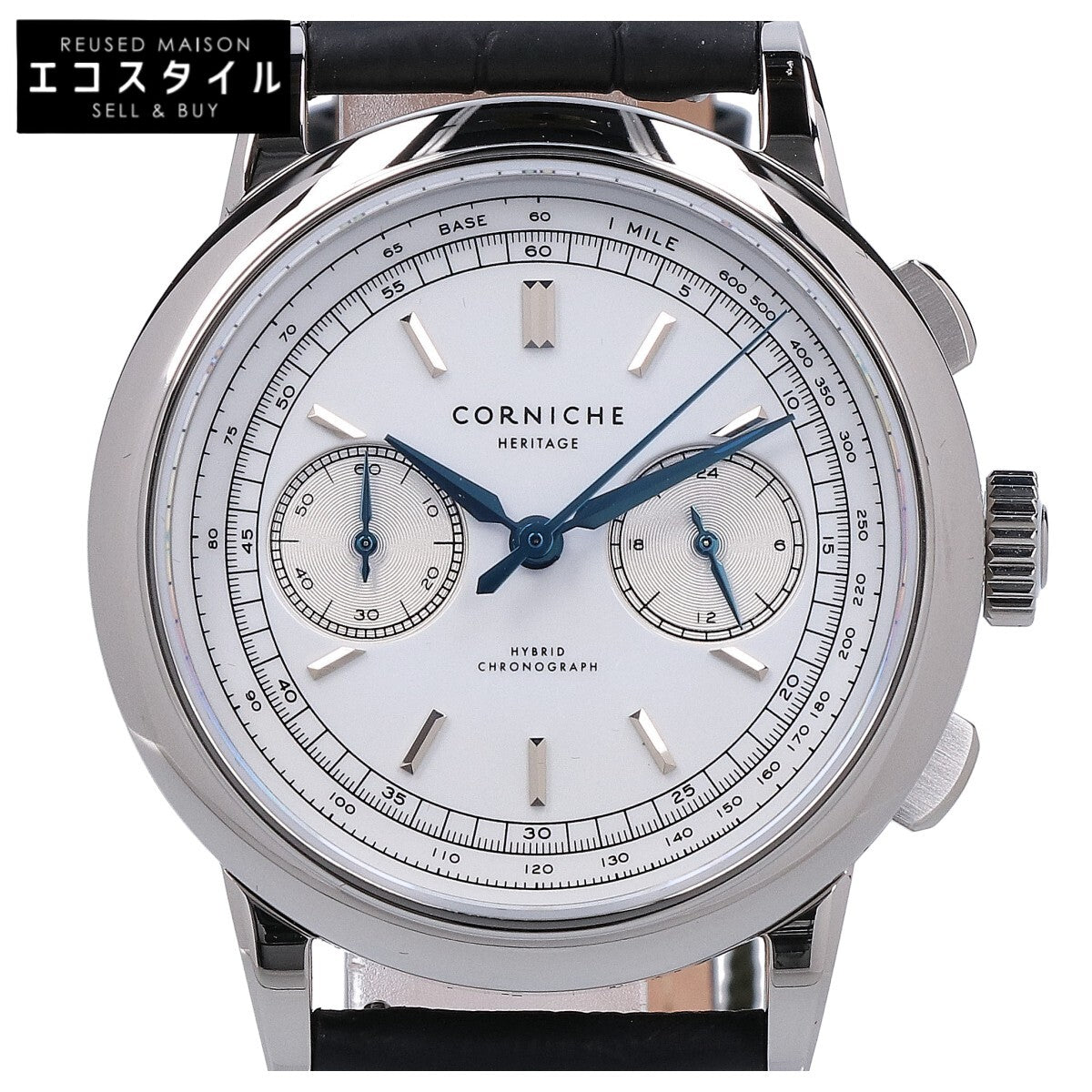 CORNICHE コーニッシュ 【新品】CW-HC-SWB 70983 SS Heritage クロノグラフ クオーツ 腕時計