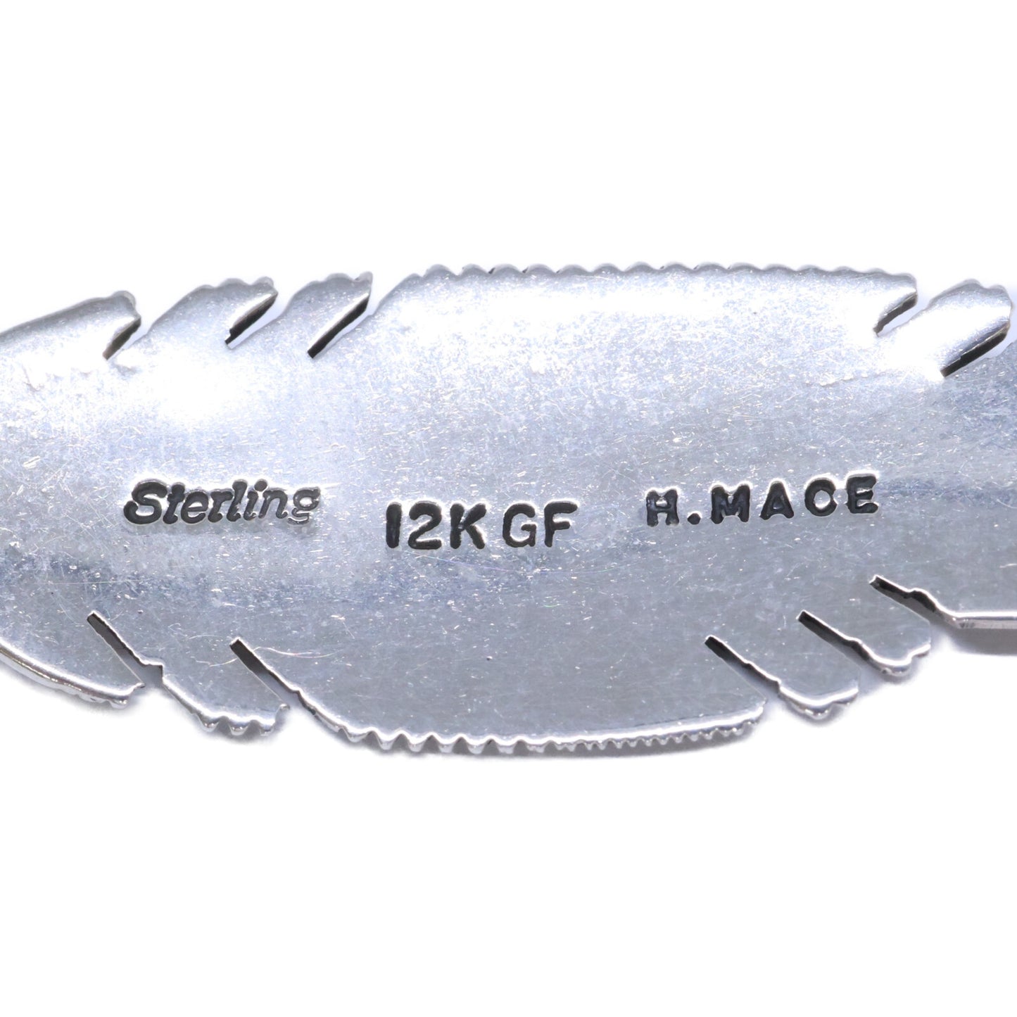 HARVEY MACE ハーヴィー メイス Sterling 12KGF フェザー ペンダントトップ