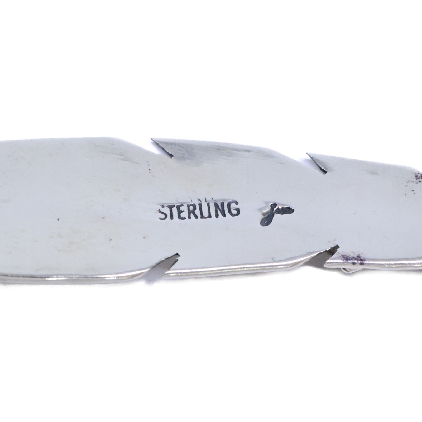 Joe Mace ジョーメイス STERLING刻印 イーグルフェザー ペンダントトップ