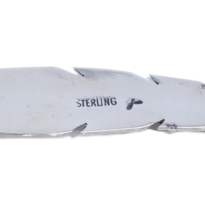 Joe Mace ジョーメイス STERLING刻印 イーグルフェザー ペンダントトップ