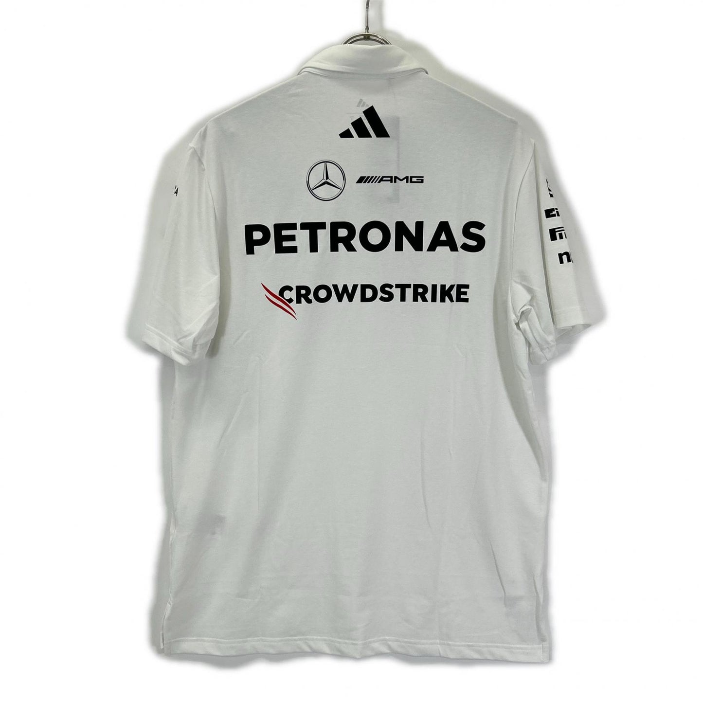 adidas アディダス JW0586 ホワイト Mercedes-AMG PETRONAS F1チーム ポロシャツ トップス
