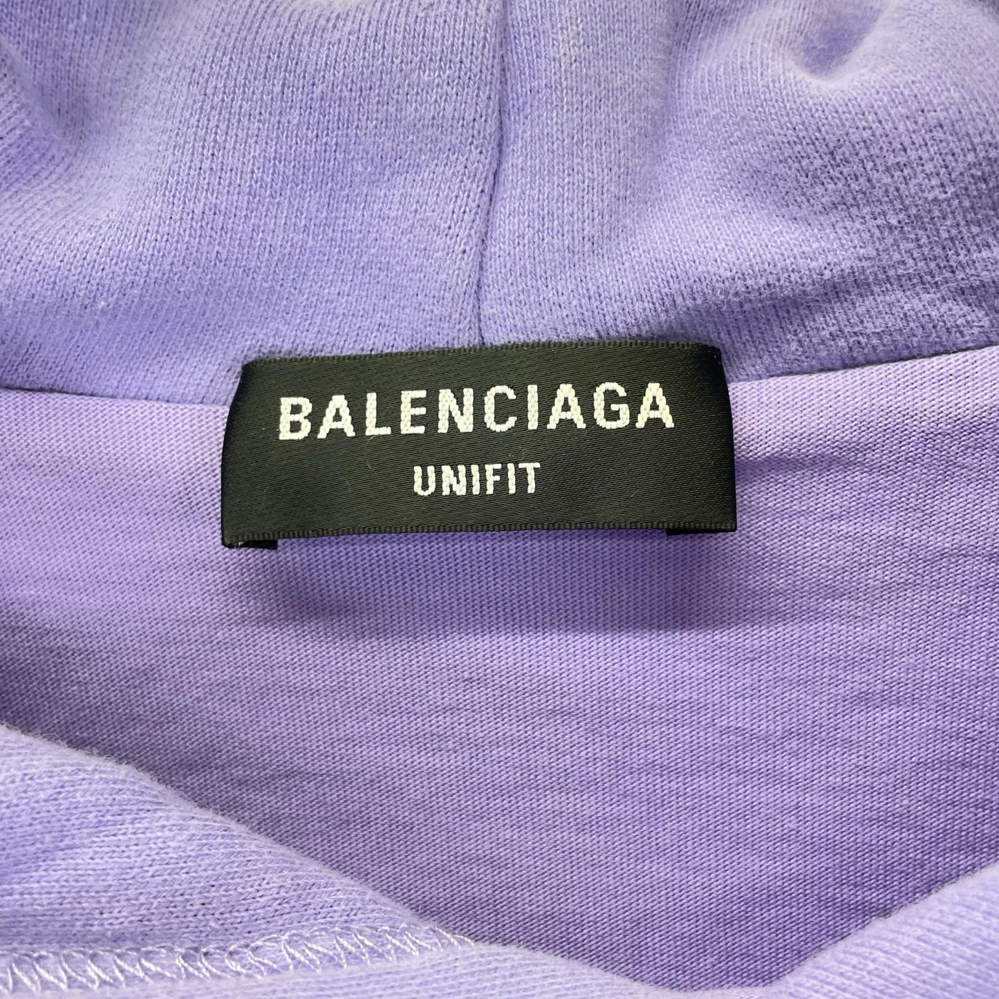 BALENCIAGA バレンシアガ 21年 659403 パープル DESTROYED HOODIE パーカー トップス
