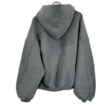 ALEXANDER WANG アレキサンダーワン 6CC2242051 グレー Dense Fleece Star ジップアップフーディ トップス