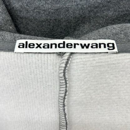 ALEXANDER WANG アレキサンダーワン 6CC2242051 グレー Dense Fleece Star ジップアップフーディ トップス