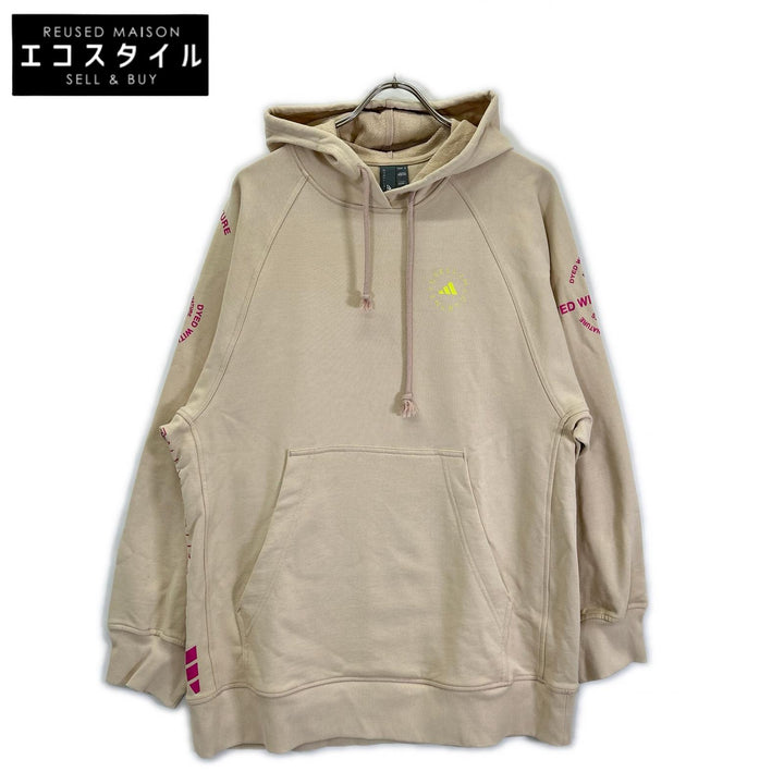 ADIDAS BY STELLA McCARTNEY アディダスバイステラマッカートニー ABW001 ベージュ スポーツウェア プルオン スウェットシャツ トップス