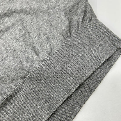 MONCLER モンクレール グレー コットン Vネック セーター トップス