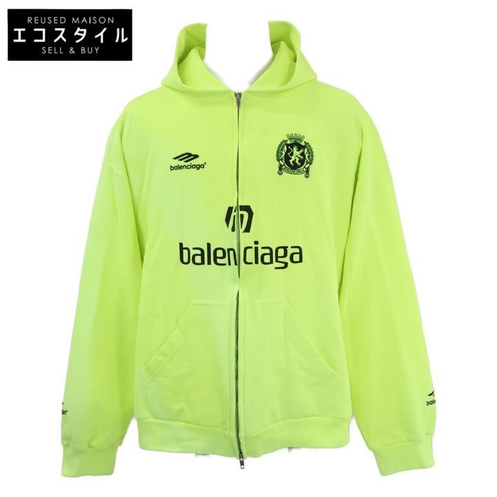 BALENCIAGA バレンシアガ 【国内正規/23年製】744457 Soccer Paris Zip-Hoodie ジップアップ パーカー トップス