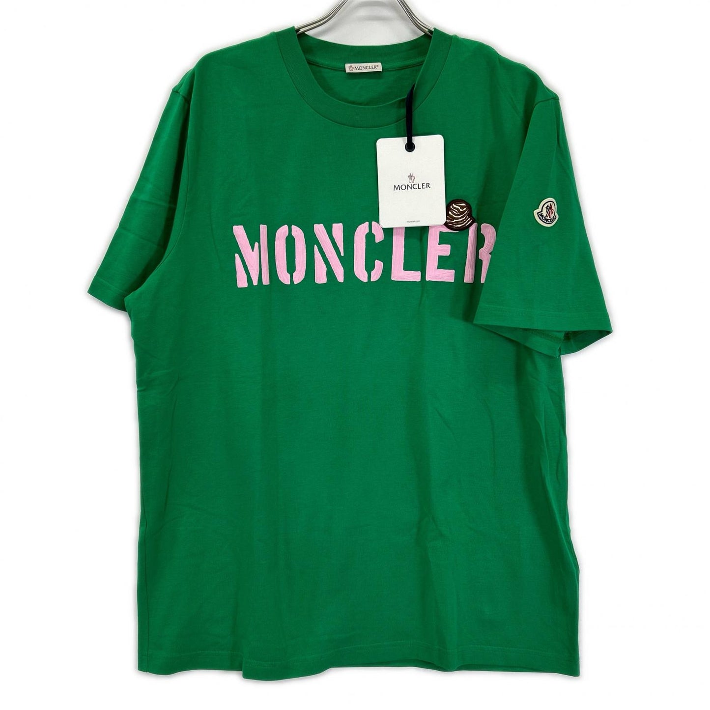 MONCLER モンクレール 22年 グリーン ロゴ SS TSHIRT トップス