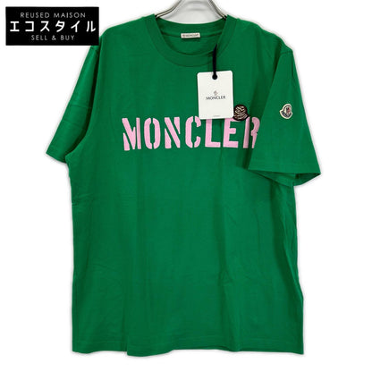 MONCLER モンクレール 22年 グリーン ロゴ SS TSHIRT トップス