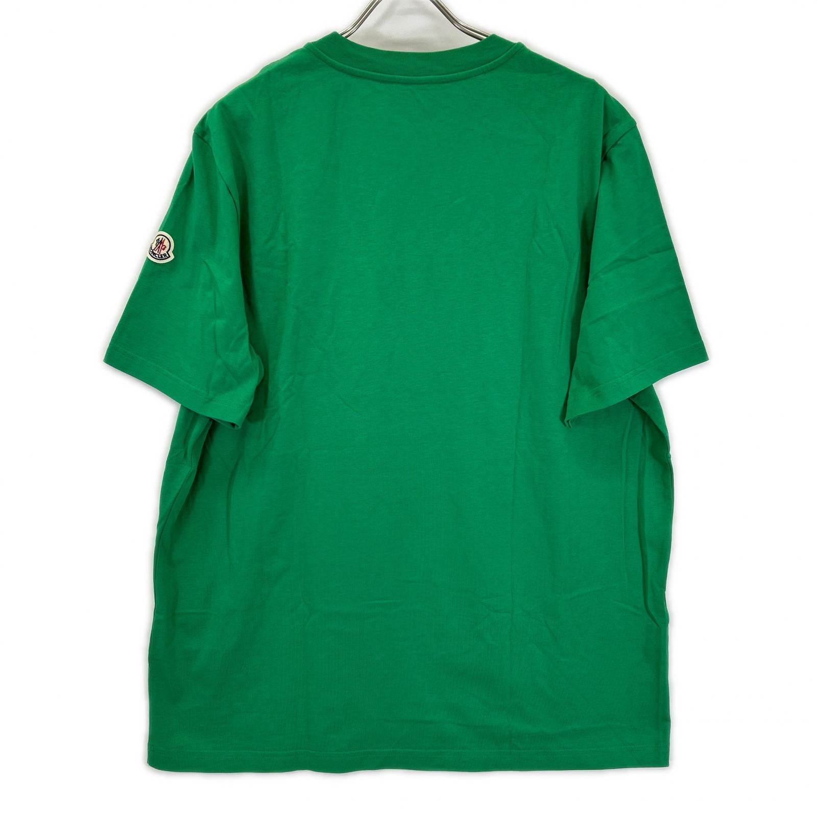 MONCLER モンクレール 22年 グリーン ロゴ SS TSHIRT トップス