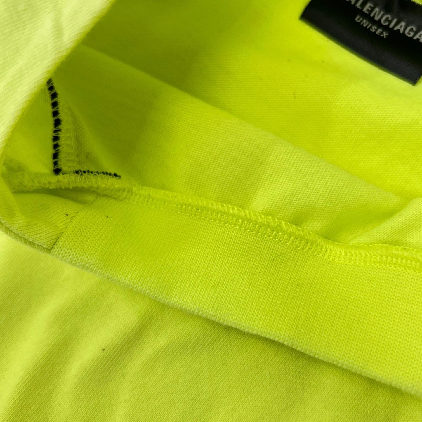 BALENCIAGA バレンシアガ 23年 777705 イエロー PARIS SOCCER Tシャツ トップス