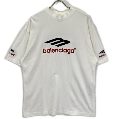 BALENCIAGA バレンシアガ 23年 764235 ホワイト 3B Sports icon Tシャツ トップス