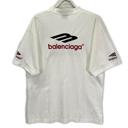BALENCIAGA バレンシアガ 23年 764235 ホワイト 3B Sports icon Tシャツ トップス