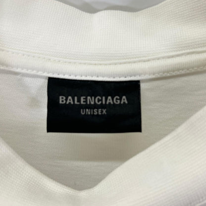 BALENCIAGA バレンシアガ 23年 764235 ホワイト 3B Sports icon Tシャツ トップス