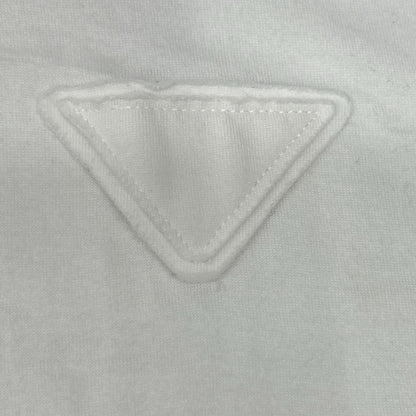 PRADA プラダ 22年 UJN852 ホワイト コットン Tシャツ トップス