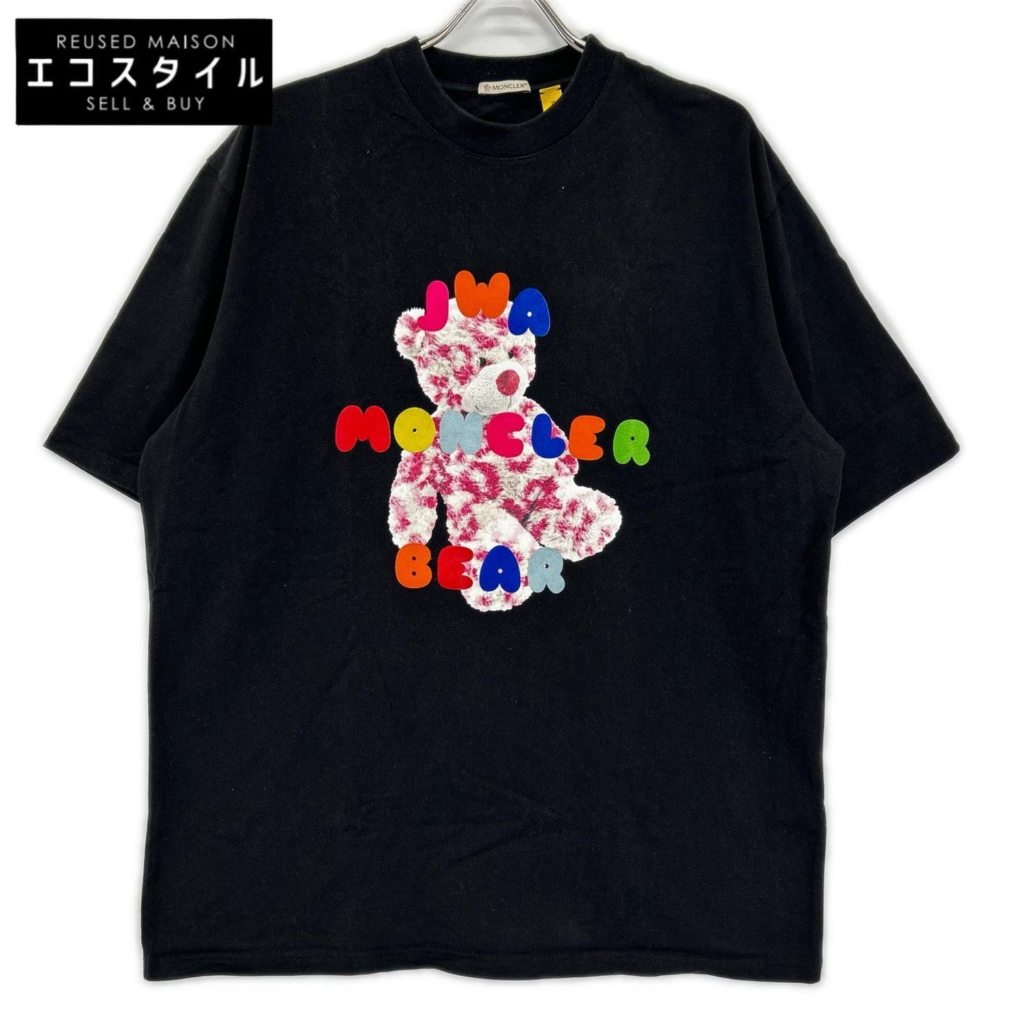 MONCLER モンクレール ×JW Anderson 22年 ブラック ベア SS T-SHIRT トップス