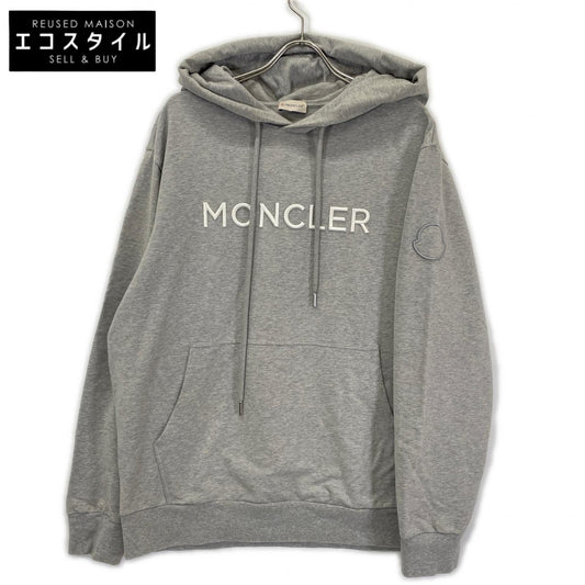 MONCLER モンクレール 22年 グレー FELPA CON CAPPUCCIO フーディー パーカー トップス