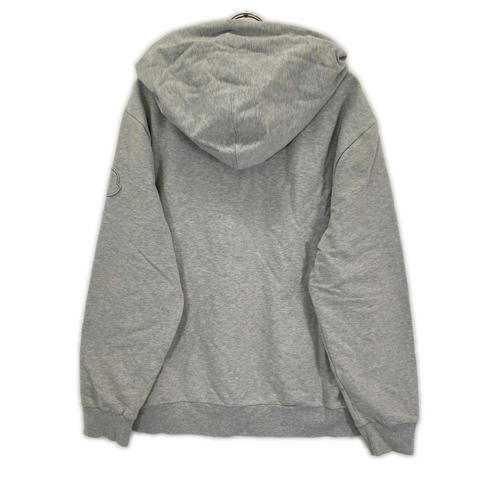 MONCLER モンクレール 22年 グレー FELPA CON CAPPUCCIO フーディー パーカー トップス