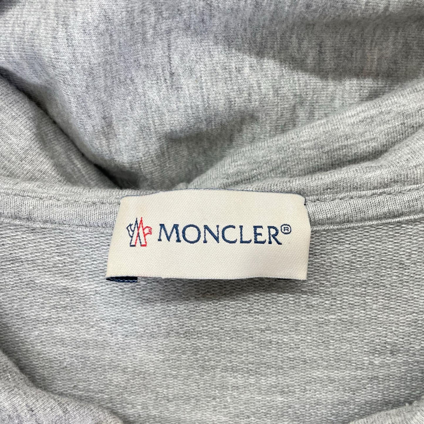 MONCLER モンクレール 22年 グレー FELPA CON CAPPUCCIO フーディー パーカー トップス